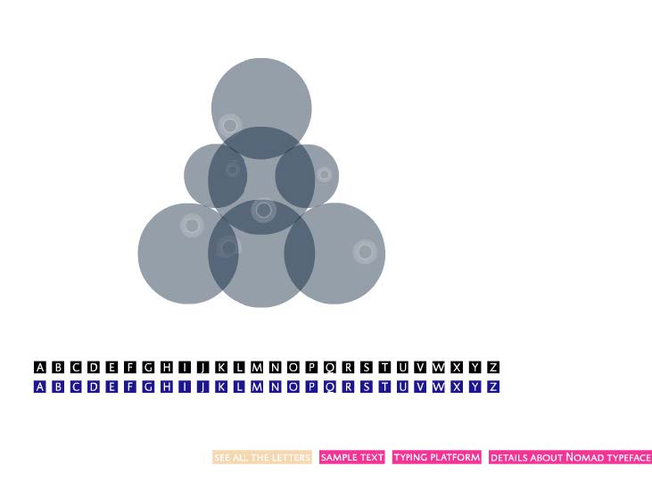 Imagen de Nomad Typeface